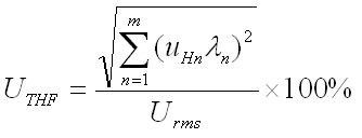 电话谐波因数计算公式